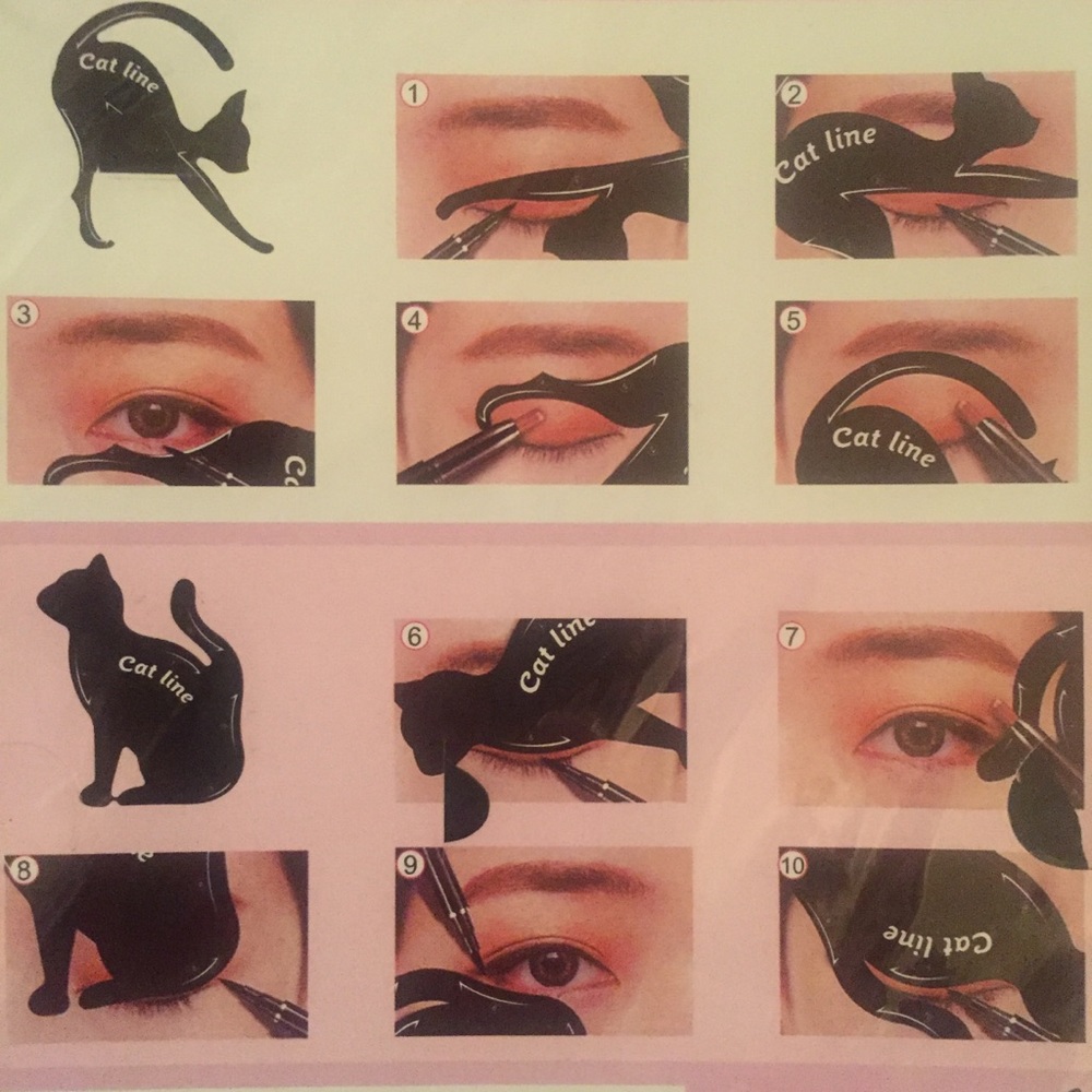 😺Hot item!😺 Cat eye makeup stencils - Picture 3 of 5